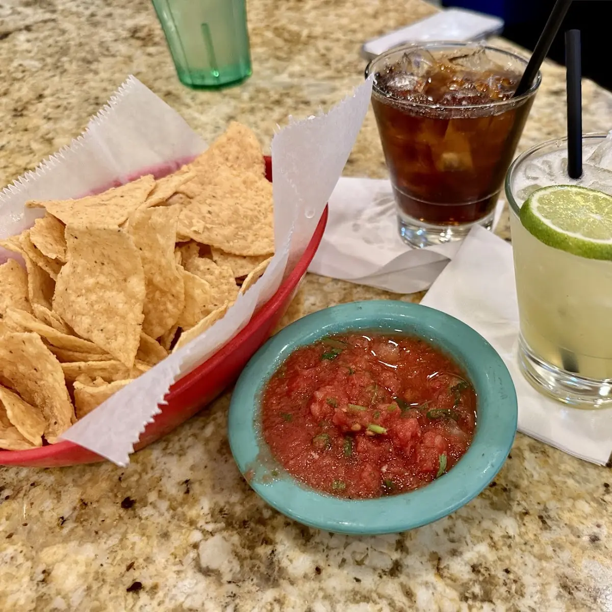Crispy Tortilla Chips and Salsa