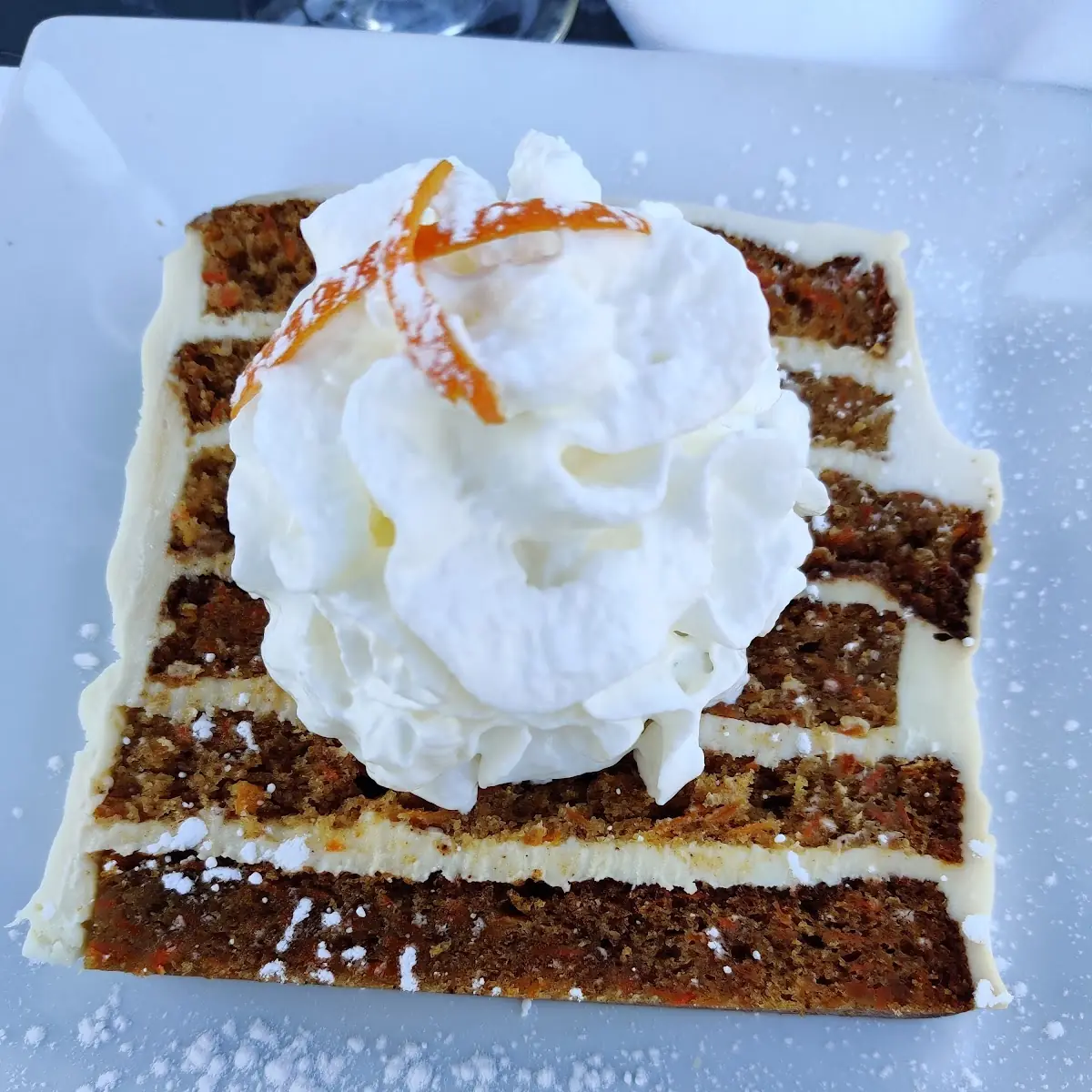 6 Layer Carrot Cake Whipped Cream