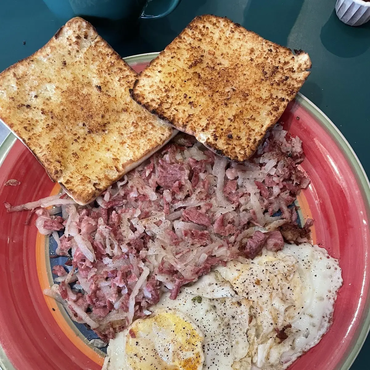 Corned Beef Hash Fried Eggs
