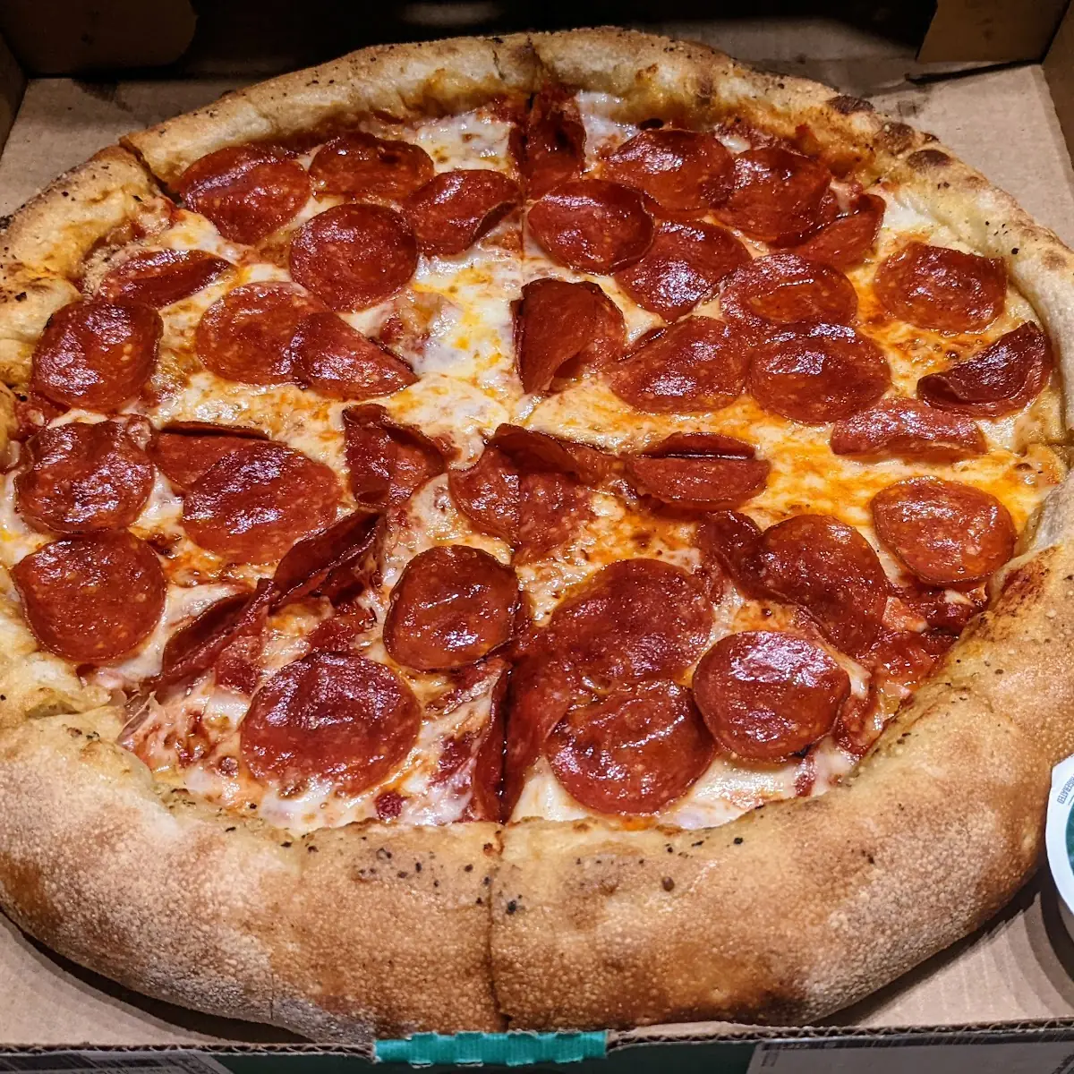 Pepperoni Stuffed Crust Pizza