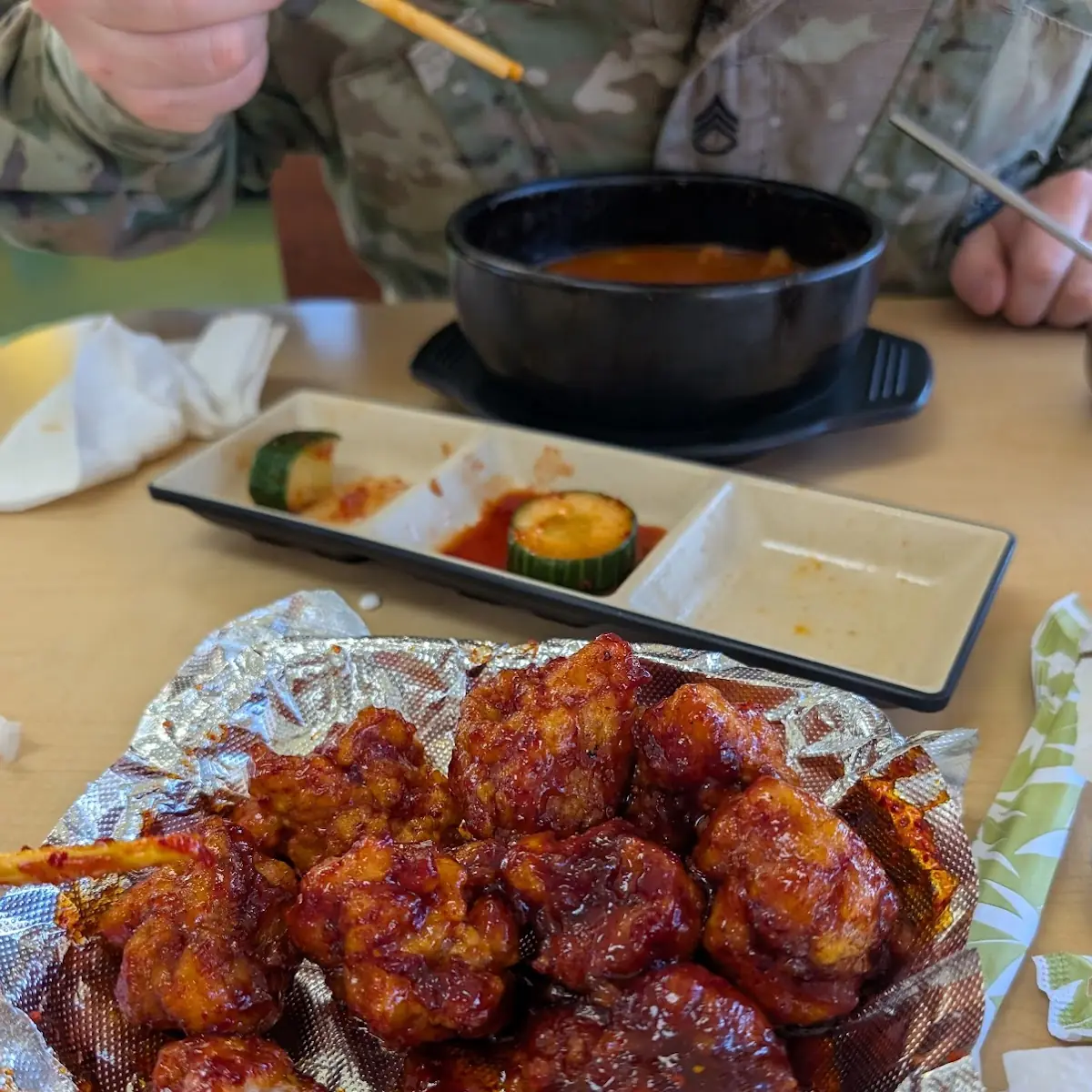 Glazed Korean Fried Chicken Pieces