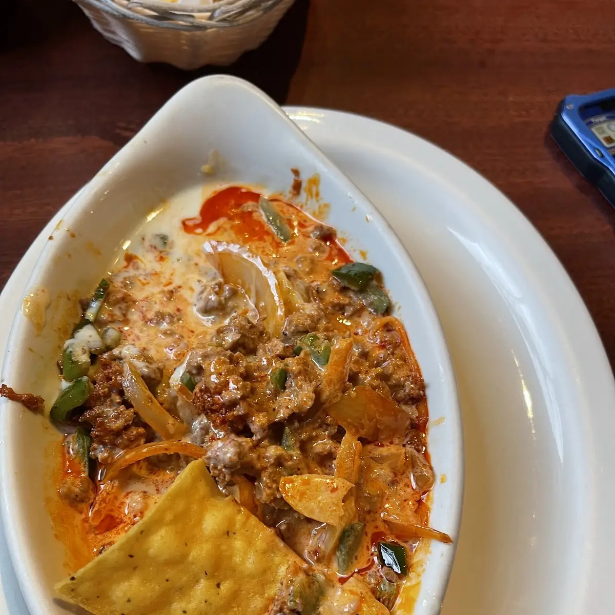 Queso Fundido Con Chorizo