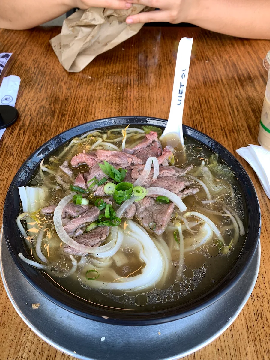 Cooked Beef and Raw Beef Pho
