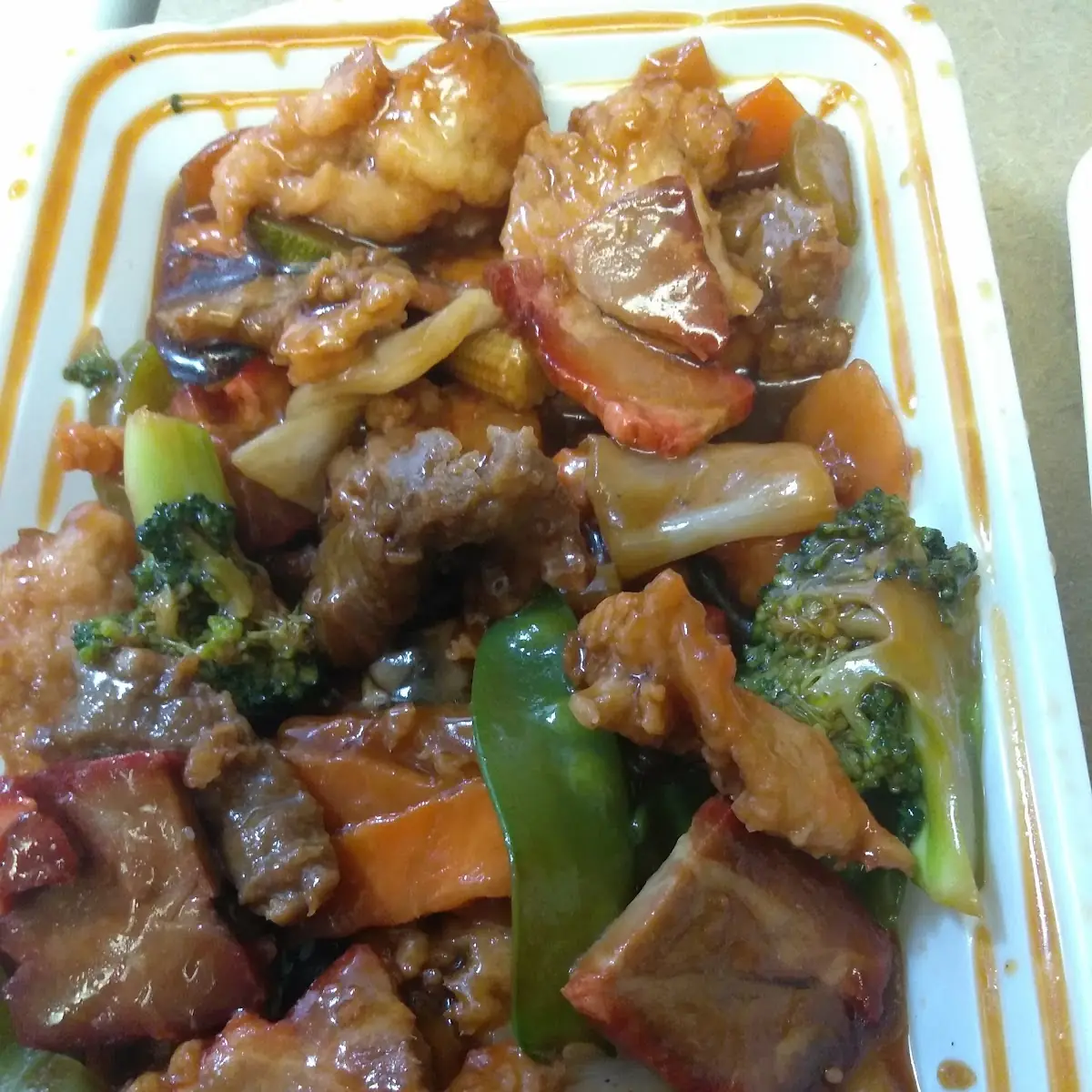 Chicken Shrimp with Mixed Vegetables