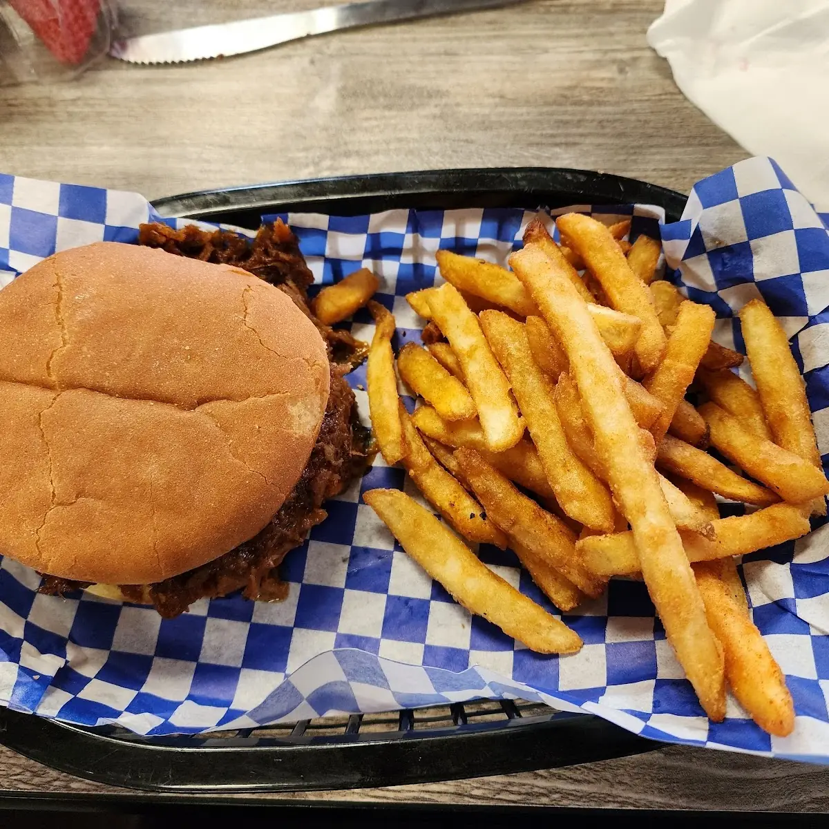 Kids Cheeseburger and Fries