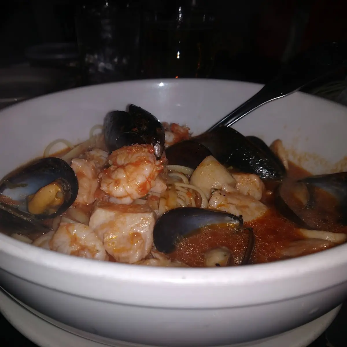Seafood and Pasta Primavera