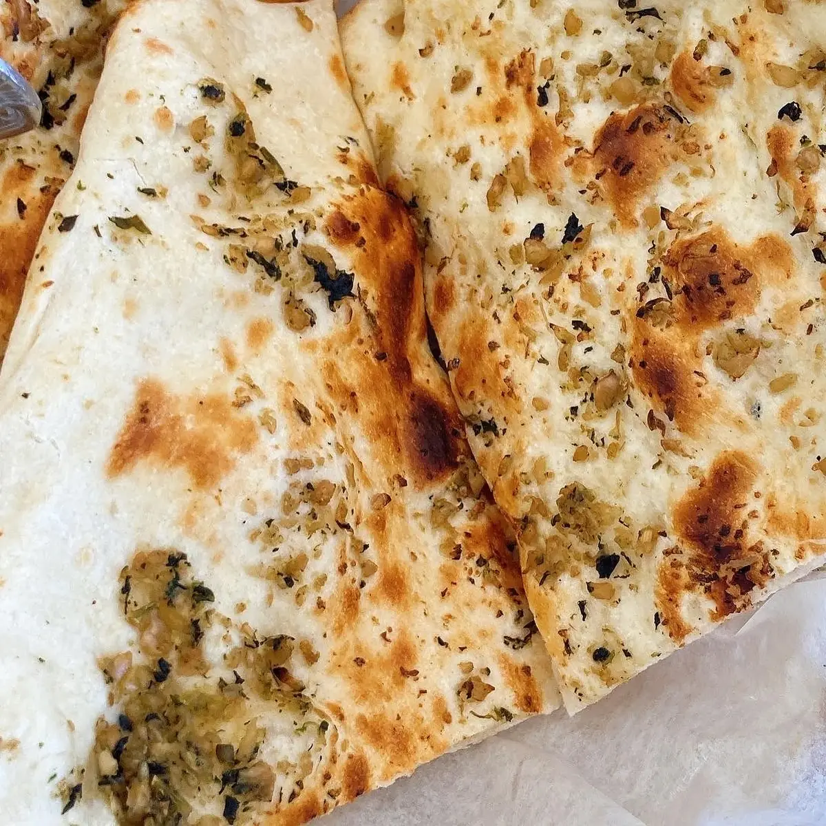 Rosemary and Olive Oil Naan