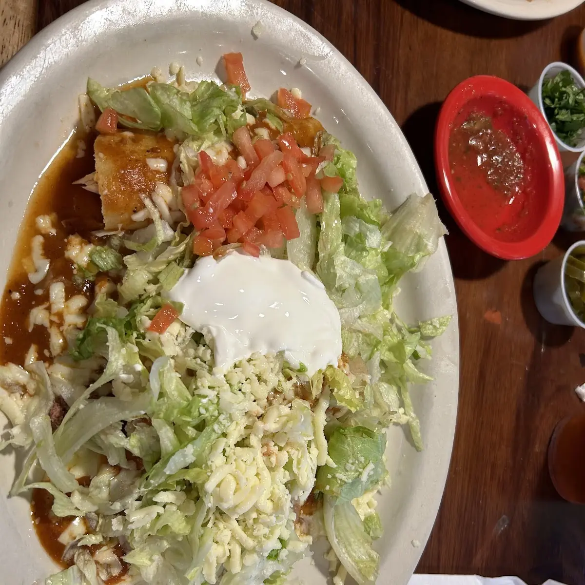 12. One Beef Burrito, One Enchilada And One Tamal
