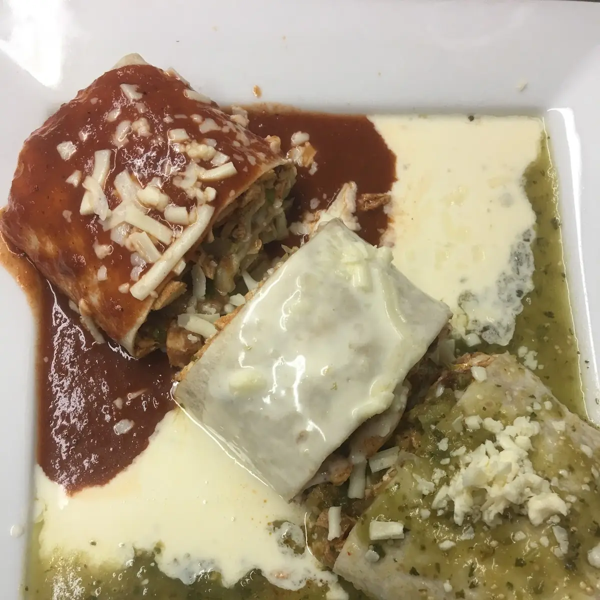 5. One Chile Relleno, One Bean Burrito, Rice And Beans