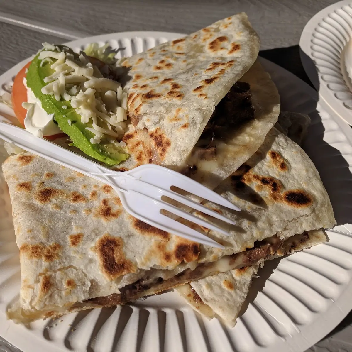 Lengua Quesadilla