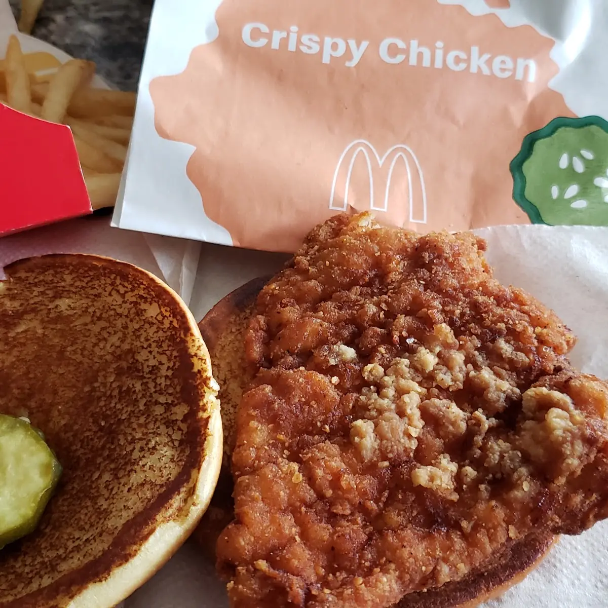 Supposedly a Crispy Chicken Sandwich