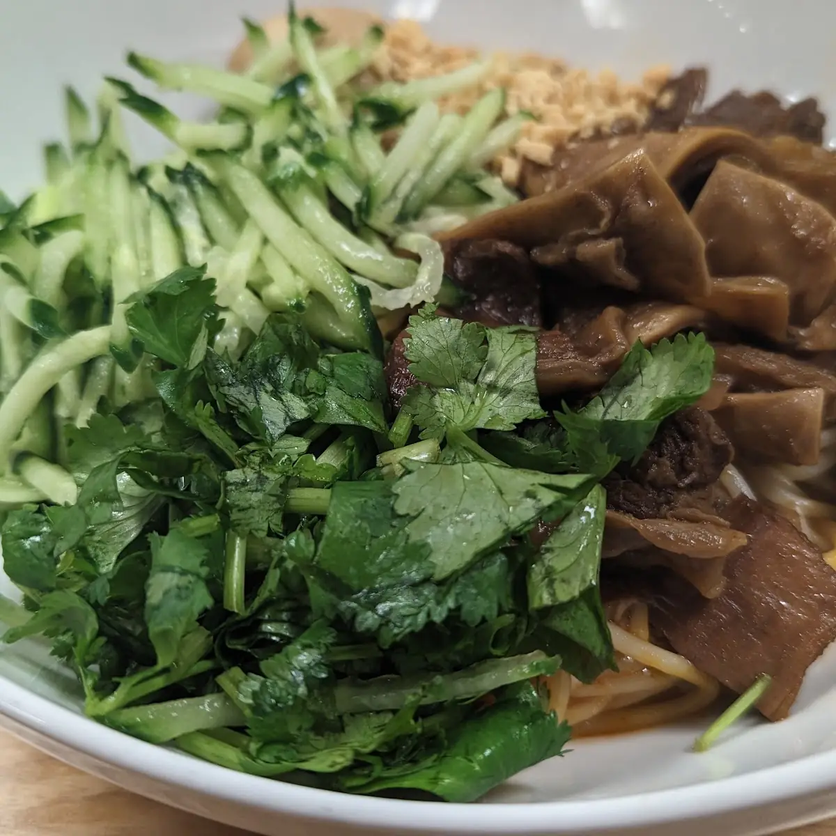 Minced Pork Dry-Mixed Rice Noodle