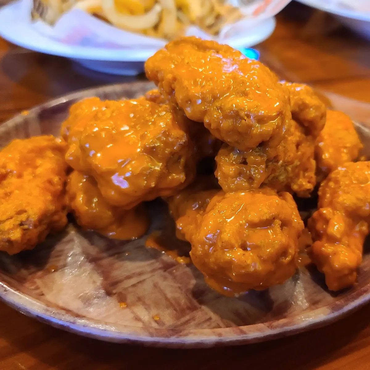 Breaded Chicken Wings Drums Regular Sauce