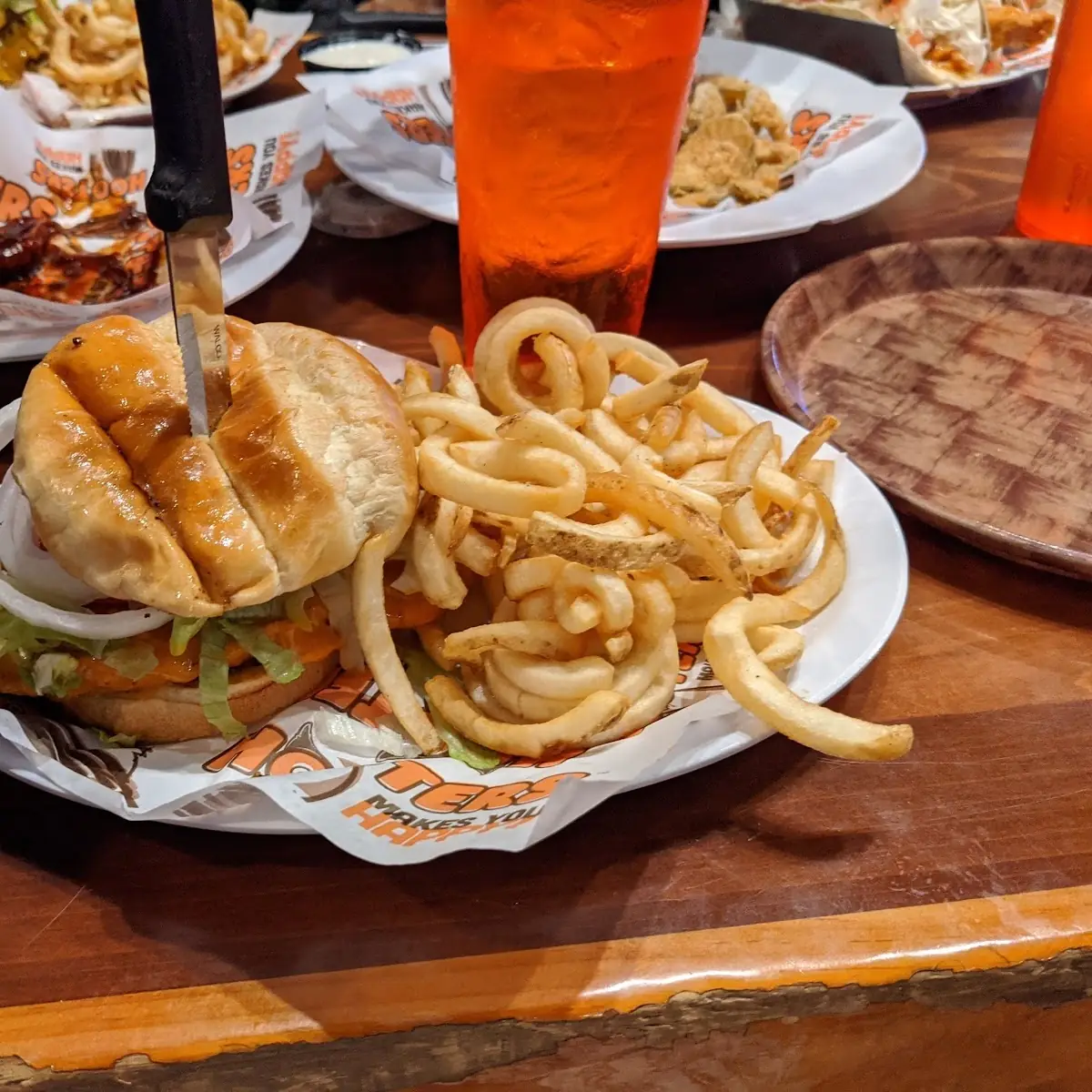 Hooters Original Chicken Strip Sandwich