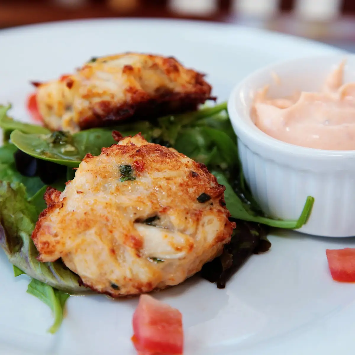 Marston's Crab Cakes with Chipotle Aioli Sauce