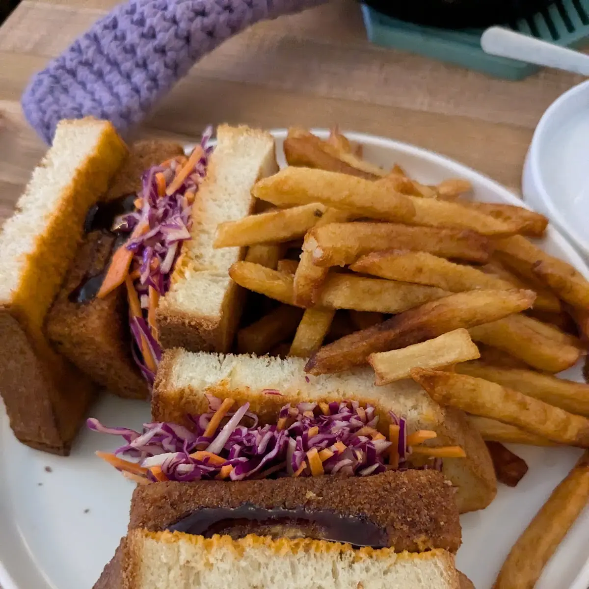 Crispy Fried Tofu Sandwich