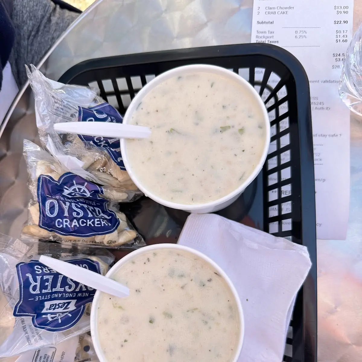 Lobster Bisque Clam Chowder