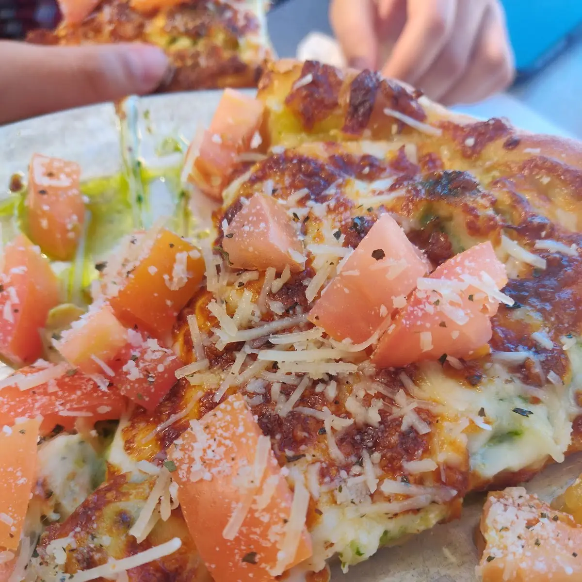 Pesto Chicken Pizza