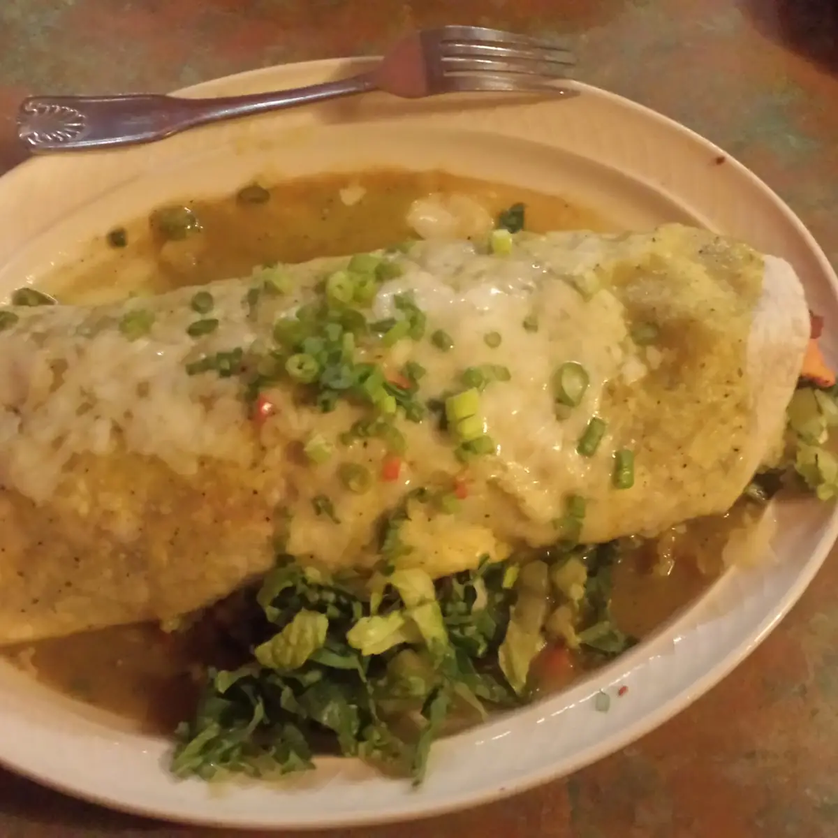Chile Verde Burrito