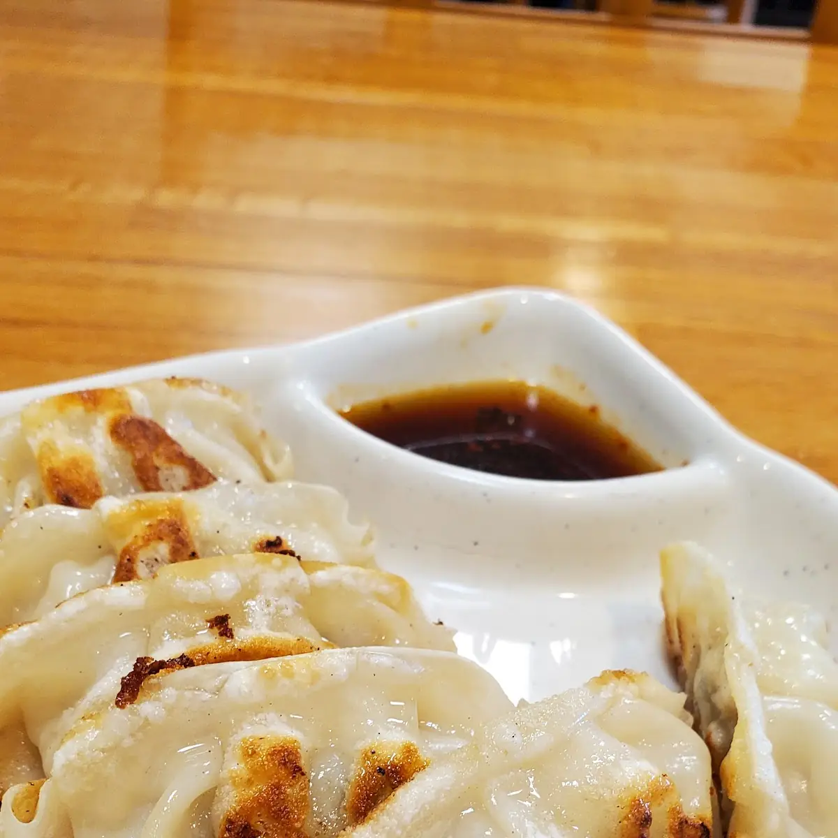 Pan Fried Dumplings with Dipping Sauce