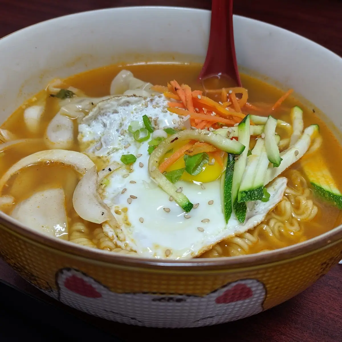 Spicy Pork Gyoza Ramen