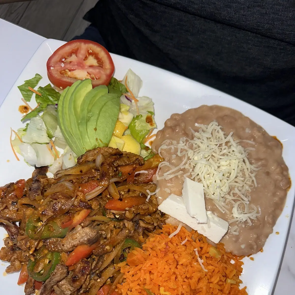 Carne Asada with Grilled Shrimp