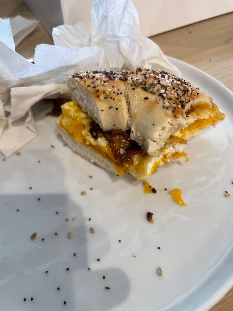 Bacon Egg and Cheese Bagels