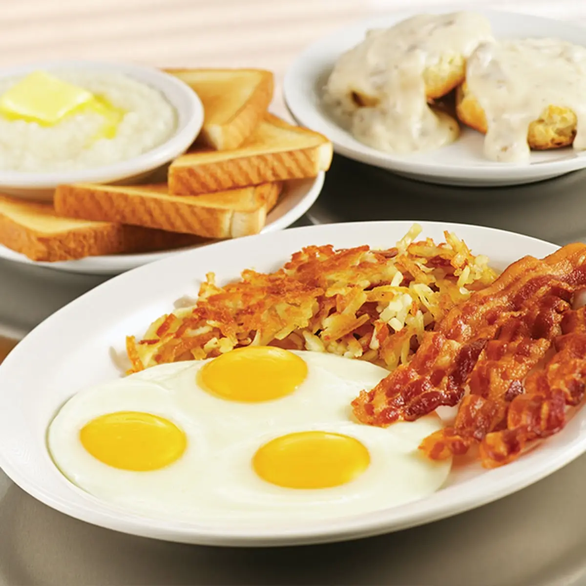 Hashbrowns All the Way with Two Eggs Combo