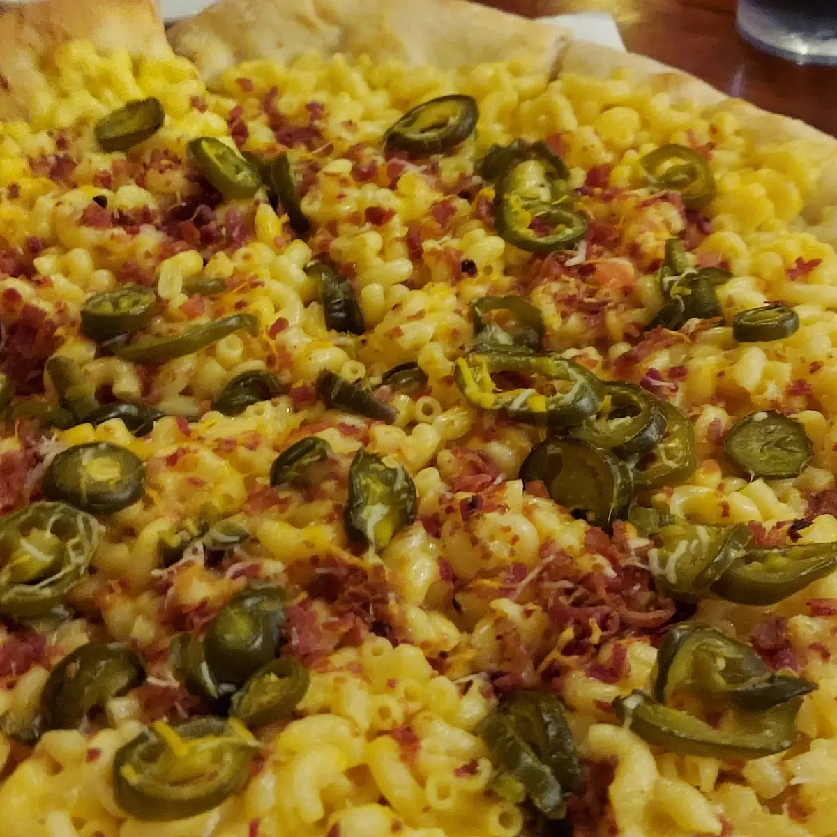 Macaroni Cheese Pizza