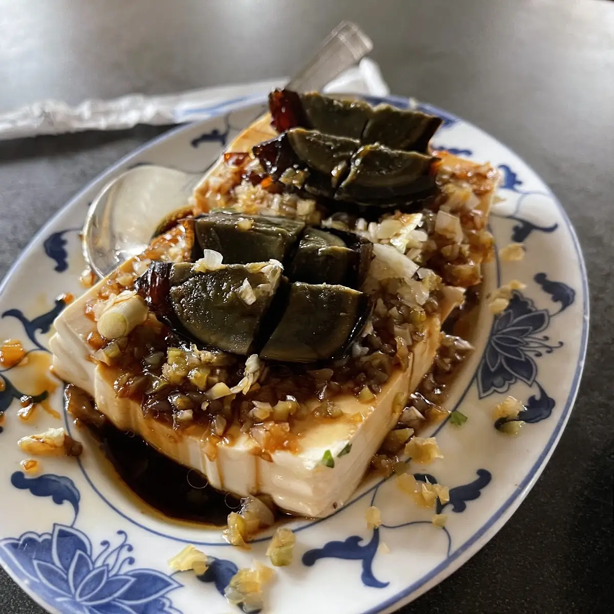 Thousand Year Egg and Tofu