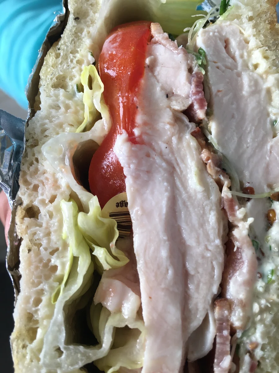 Lemon Pepper Chicken Club Sandwich