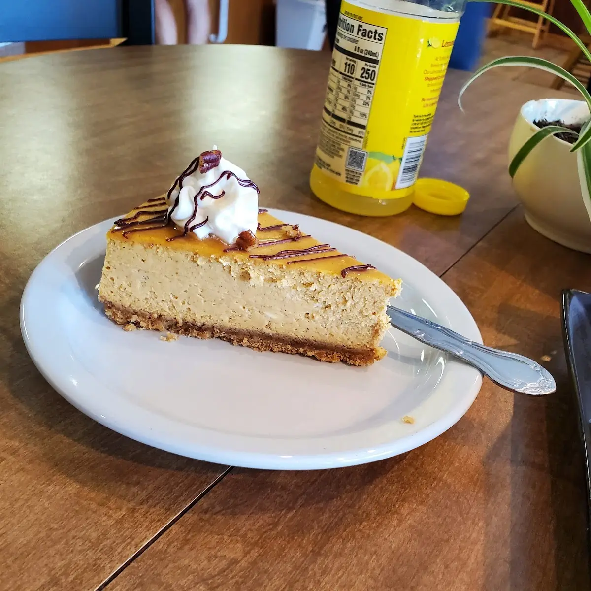 Pumpkin Cheesecake Slice