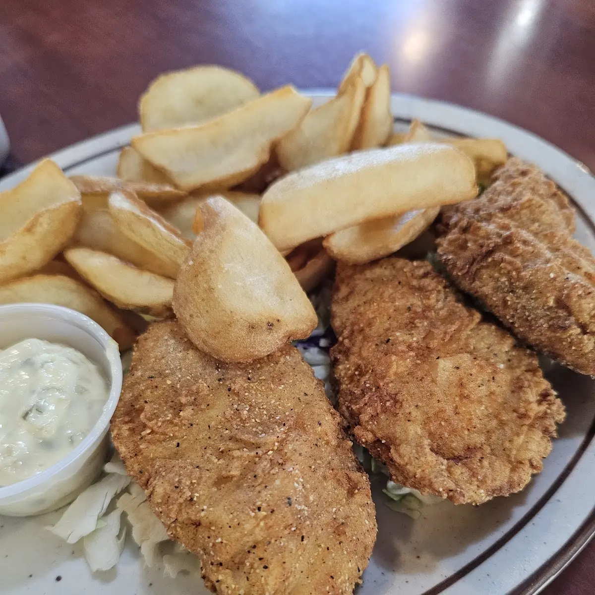 Fish and Chips Mates Portion