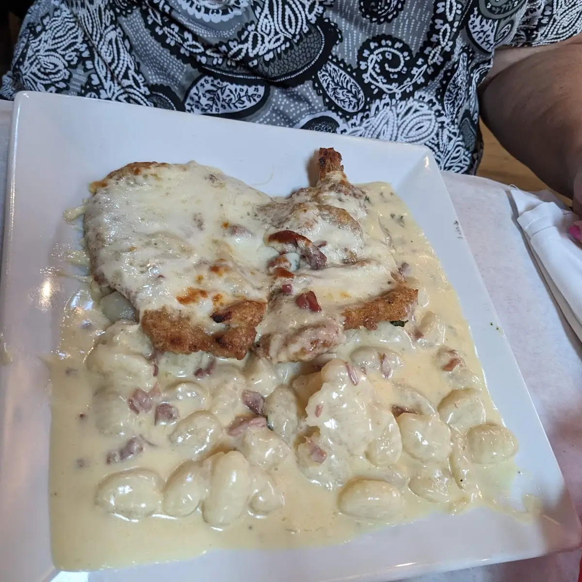 Chicken with Gnocchi Quattro Formaggi