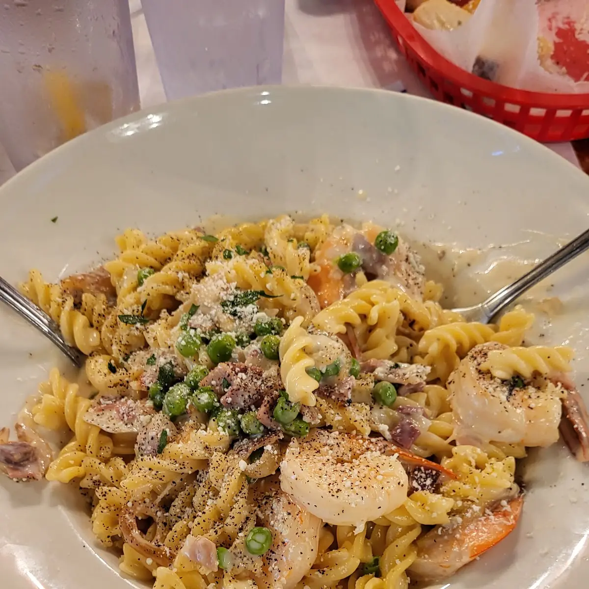Shrimp Carbonara