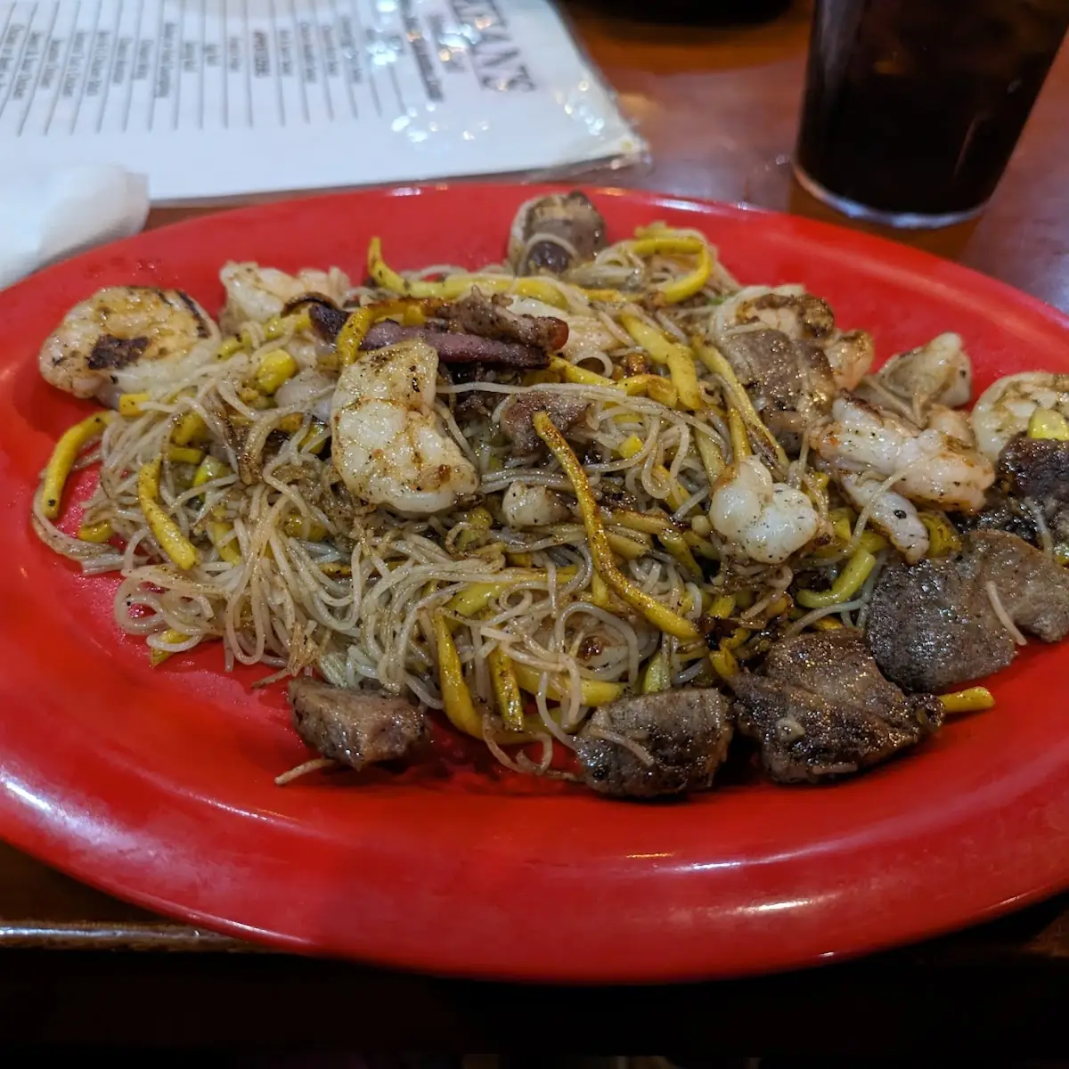 Pork Beef Teriyaki with Noodles
