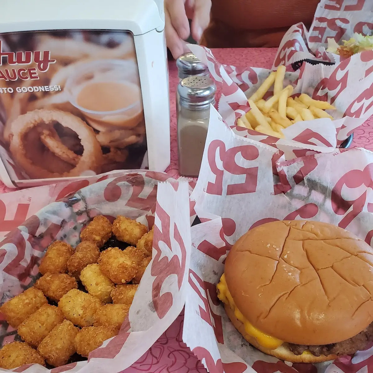 Burger and Tots