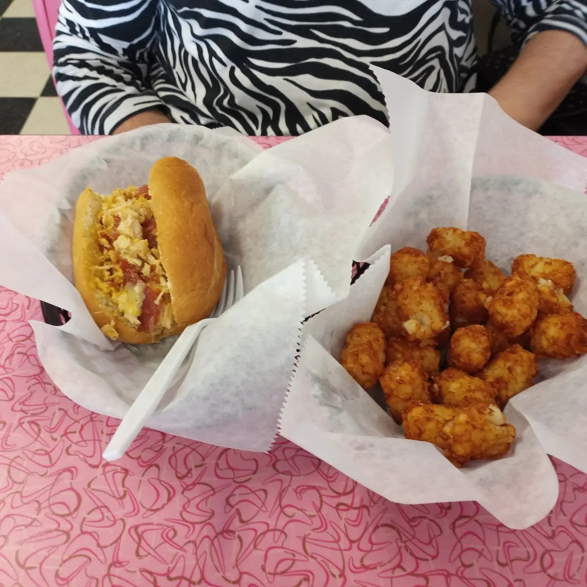 Little Moose with Chicken Bacon and Tater Tots