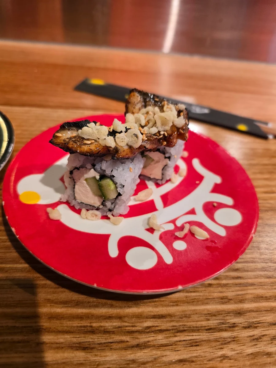 Grilled Salmon Nigiri, Sushi Hotaru Charcoal Bar