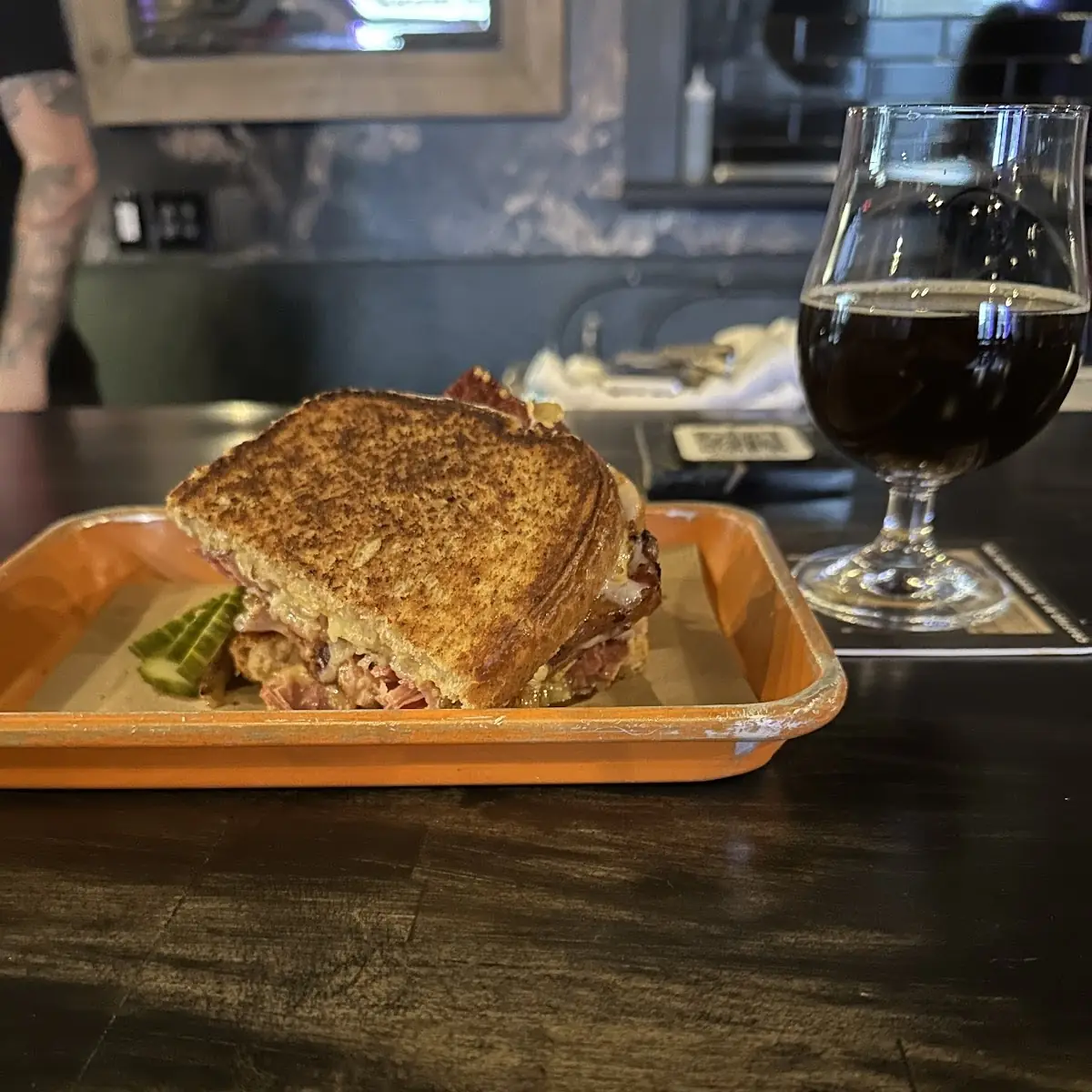 Corned Beef Grilled Cheese
