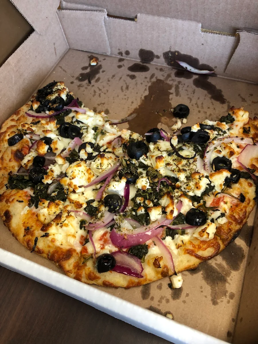 Greek Goodies Pizza, Bellagio Pizza