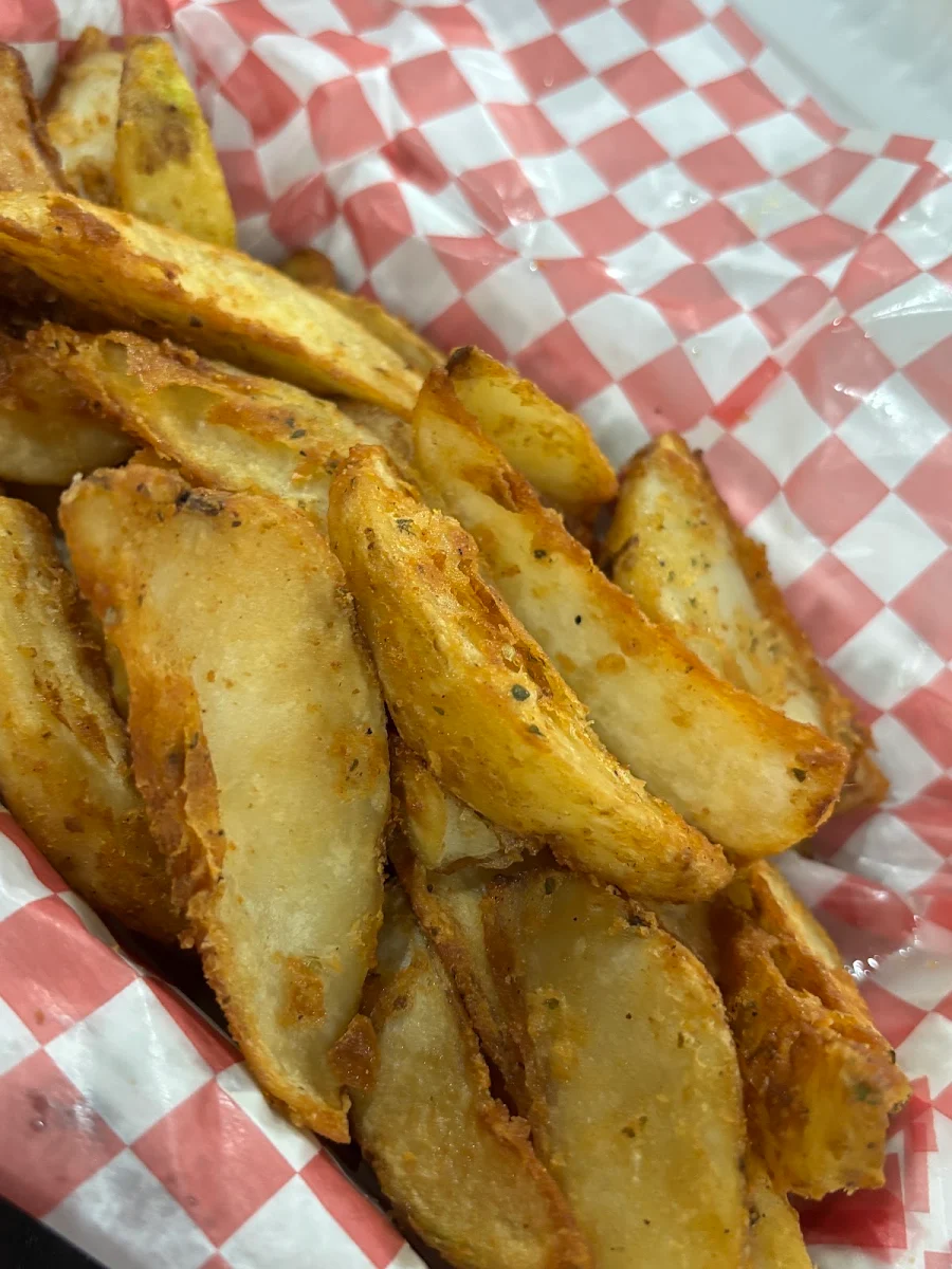 Potato Wedges, Bellagio Pizza