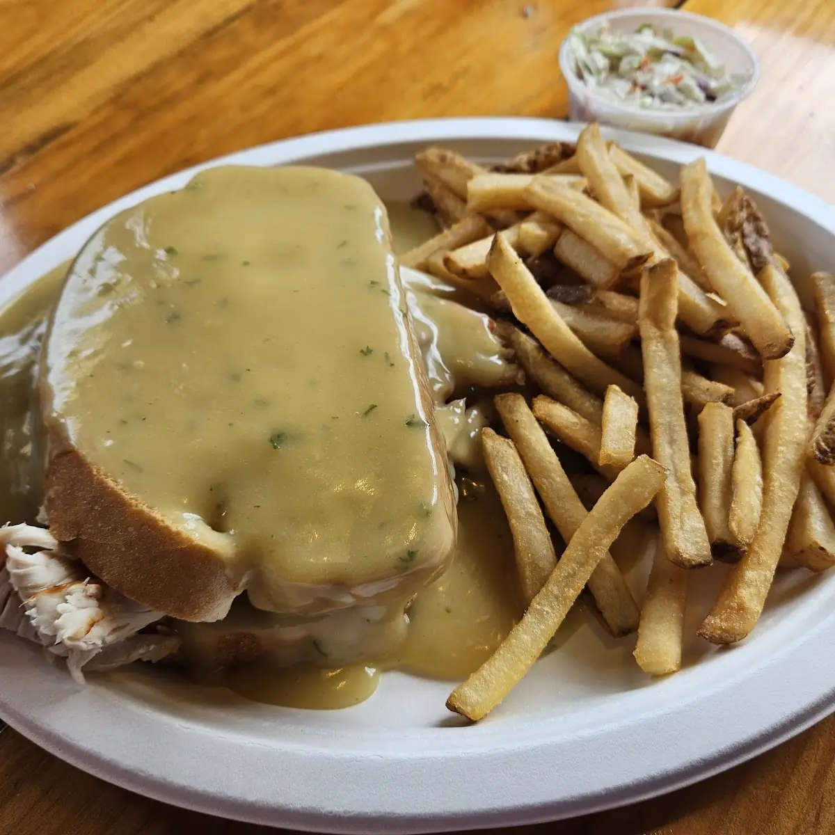 Open Faced Hot Turkey Sandwich