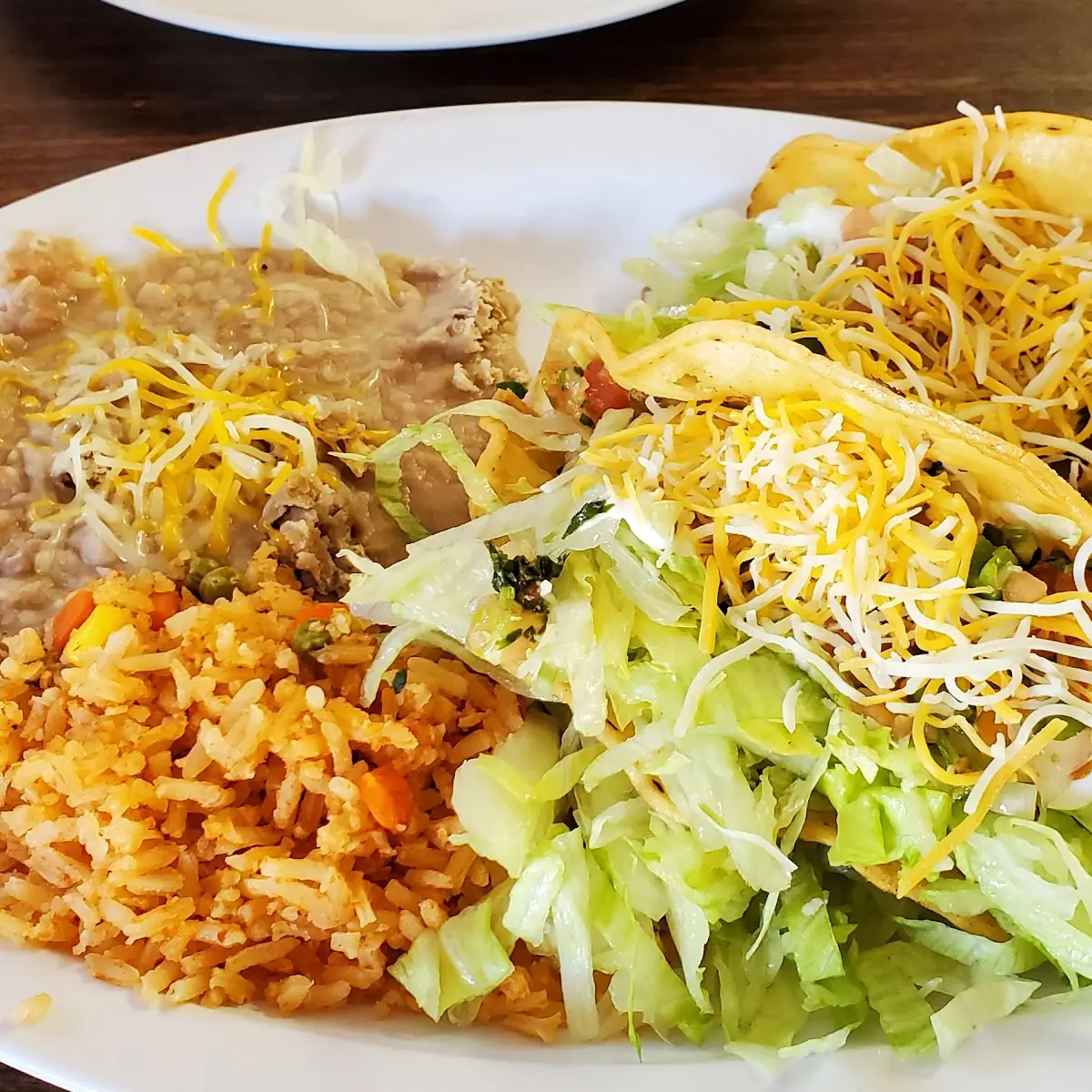 Two Beef Taco Dorado Combo