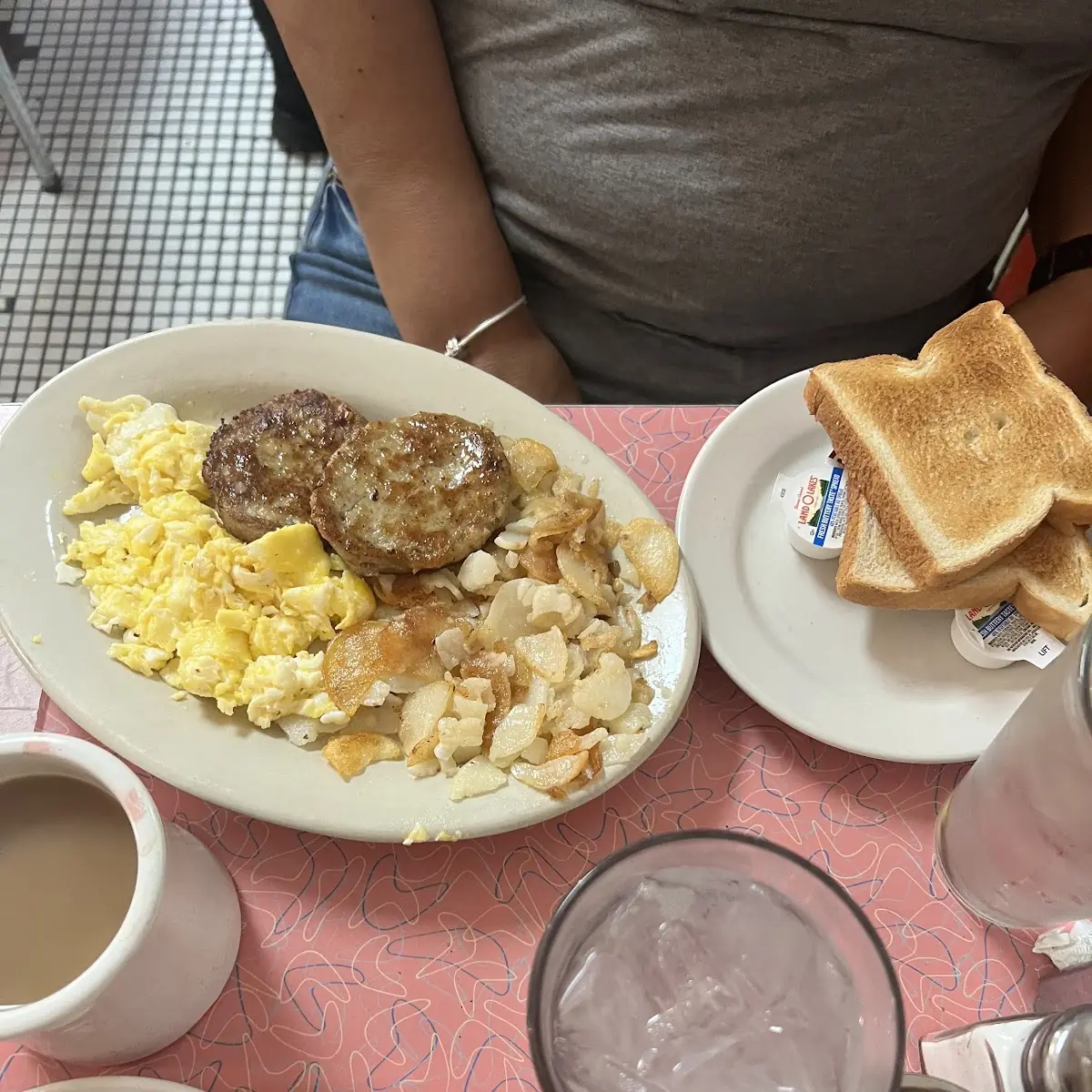 Sausage and Two Eggs Any Style