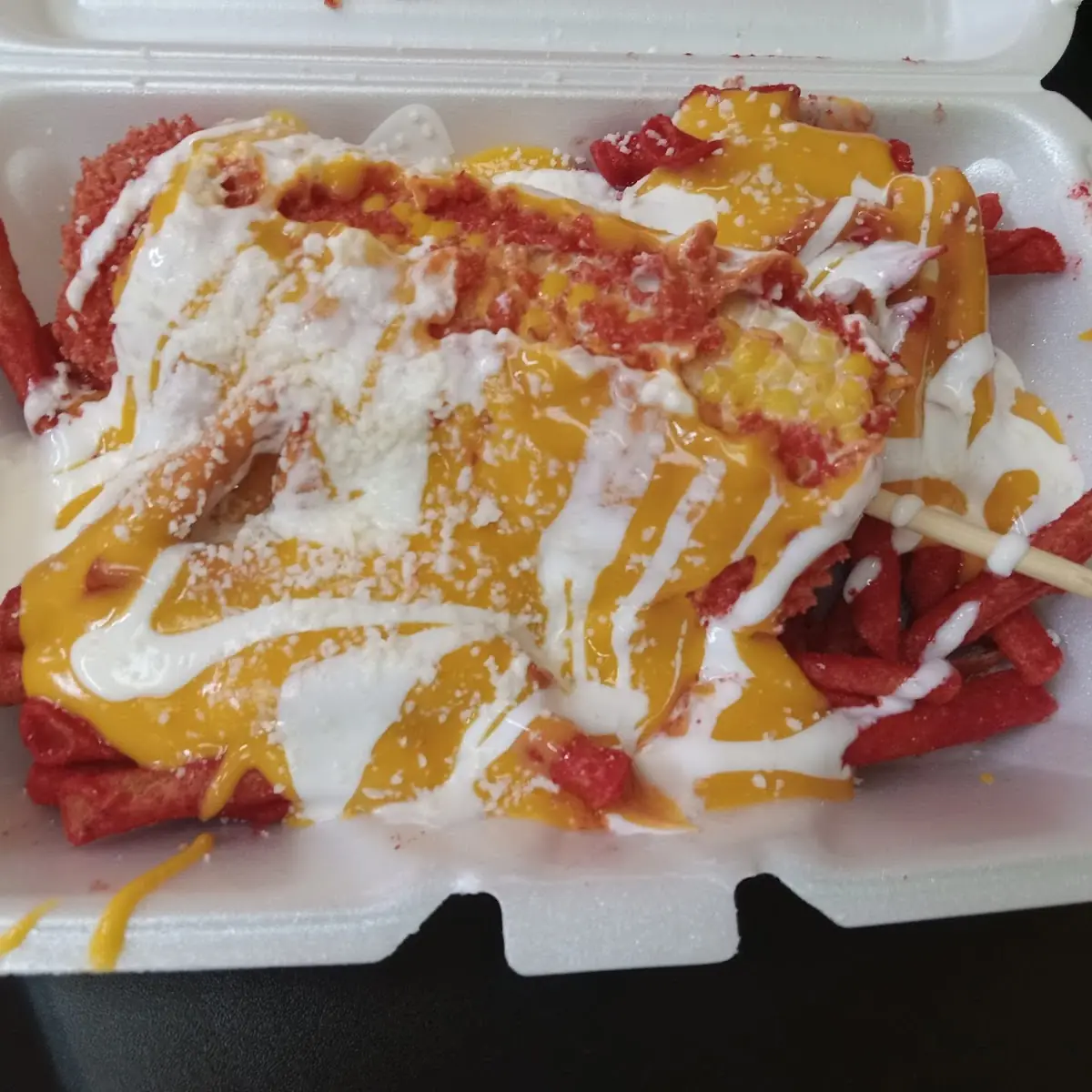 Hot Cheetos and Cheese