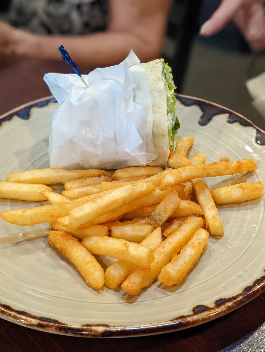 Chicken Cesar Wrap, Shananigan's Bistro Coffee & Dessert Bar
