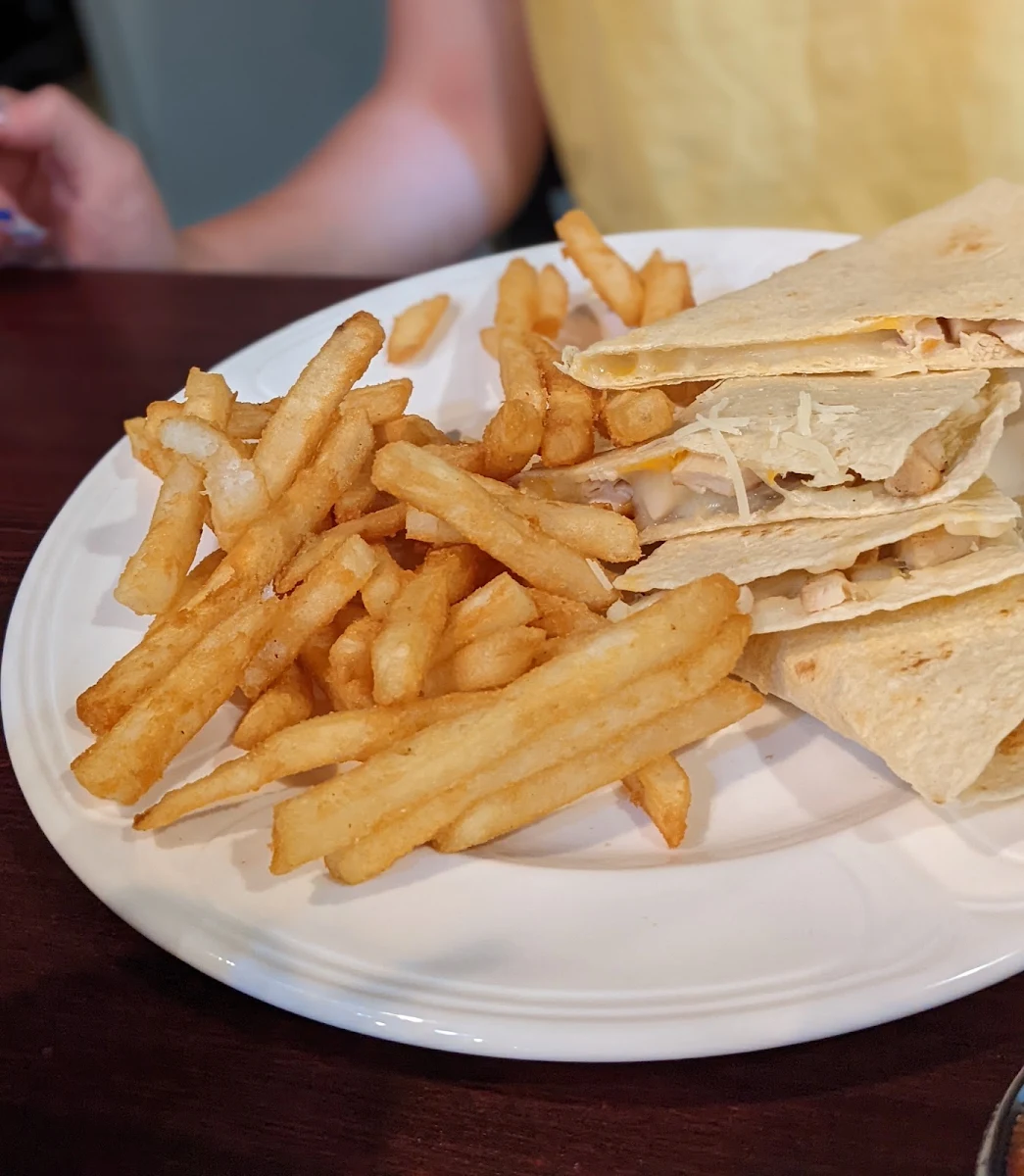 Chicken Quesadilla, Shananigan's Bistro Coffee & Dessert Bar