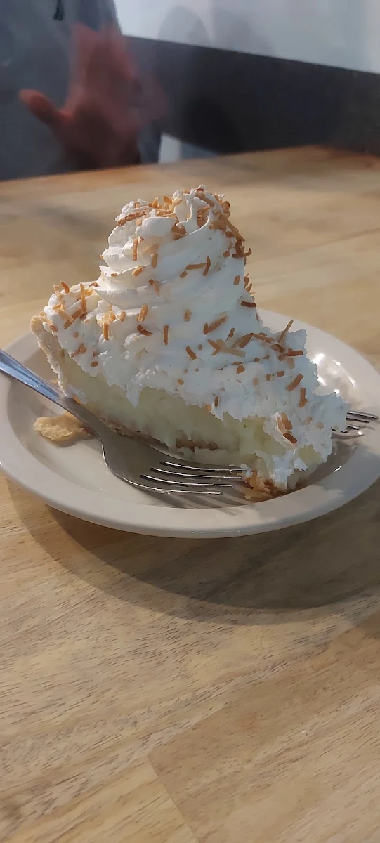 Coconut Cream Pie, Shananigan's Bistro Coffee & Dessert Bar