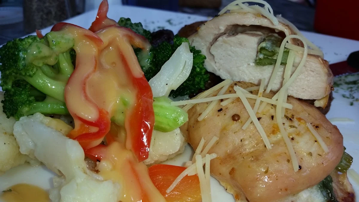 Stuffed Chicken Breast, Shananigan's Bistro Coffee & Dessert Bar